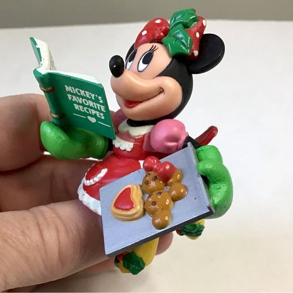 Disney Enesco Ornament Minnie Mouse Christmas Cookies The Way To A Mouse’s Heart - Picture 3 of 11